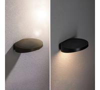 Paulmann LED solar outdoor wall lamp Ryse, anthracite