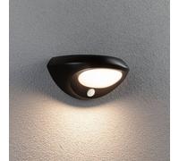 Paulmann LED solar outdoor wall lamp Sorova, sensor, anthracite