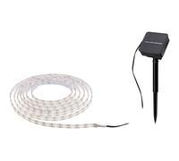 Paulmann 78896 LED Stripe Solar 3 m with Twilight Sensor and Battery IP44 0.3 W 48 lm 60 LEDs/m 2700 K Warm White Black Plastic