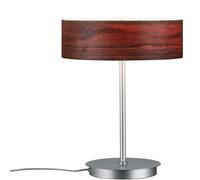 Paulmann LED Table Lamp Neordic Liska Wood Chrome 2 x 4W = 40W E27 Warm White