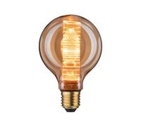 Paulmann LED Vintage Globe G95 Inner Glow Ring Pattern 4W E27 Gold 1800K