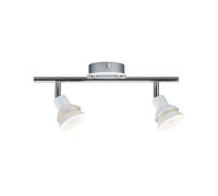 Paulmann LED Wall & Ceiling Light Spotlights Double White Chrome 2 X 2,2W G9