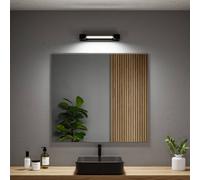 Paulmann LED wall light Lucille, black, 40 cm IP44 dimmable