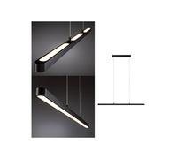 Paulmann Lento LED pendant light, black, 100 cm, up/down, dimmable