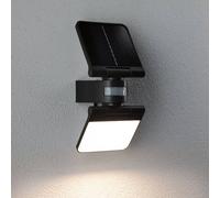 Paulmann Lesla Solar Outdoor Wall Lamp, Anthracite, Sensor, IP65