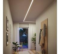 Paulmann Linion batten light, chrome, 1 m, Master ZigBee transformer