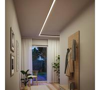 Paulmann Linion black batten light, 1 m, master transformer on/off