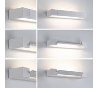 Paulmann Lucille LED wall lamp, 40 cm, white, dimmable, IP44