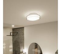 Paulmann Luena LED ceiling light, IP44, chrome, Ø 25 cm