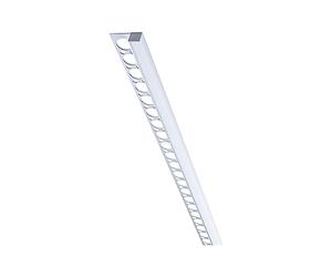 Paulmann LumiTiles 78411 LED Strip Profile Frame with Diffuser IP44 1 m Anodised Aluminium Satin Splash Protection Aluminium Bathroom Lighting