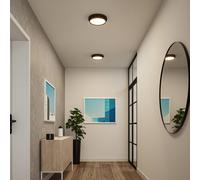 Paulmann Malik LED ceiling lamp, 3-step dimmable, black