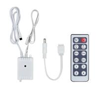 Paulmann 70683 MaxLED dim/Switch Controller for LED Strip Control for Single-Colour Strips incl. IR Remote Control max. 144W, White