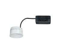 Paulmann Nova 93071 LED Recessed Light Module Neutral White 530 lm 51 mm Round 1 x 6 Watt Satin Plastic 4000 K Coin 6 W