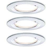 Paulmann Recessed Lights Set Nova Coin 3-Step Dimmable Round Fixed LED 3x6.5W 27