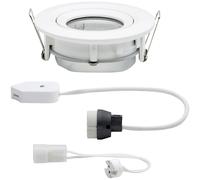 Paulmann 93661 Premium Recessed Light Nova IP65 swiveling max 1x35W GU10/GU5.3 51mm White/alu