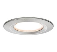 Paulmann Nova Bathroom Recessed Light LED 6W IP44 Brushed Iron 93457