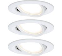Paulmann Nova LED recessed spotlight, 3-way swivelling, white