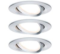 Paulmann Nova Flush Mount Light Set Aluminium LED 18W 3-Piece 93487