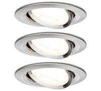 Paulmann Nova Flush Mount Light Set, Iron, GU10 LED, 19.5W