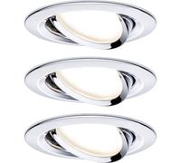 Paulmann Nova Flush Mount Light Set, LED 18W, Chrome, Energy-Efficient 93488