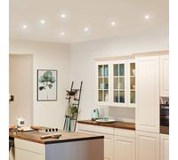 Paulmann Nova LED downlight 3-set rigid aluminium