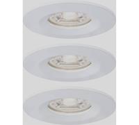 Paulmann Nova Mini LED Recessed Light Set 3pc 4W White 35mm Coins