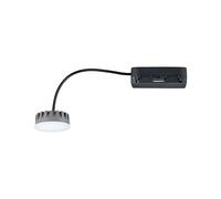 Paulmann Nova Plus 93078 LED Recessed Light Module Coin 50 mm 6 W 470 lm 230 V 2700 K Satin Dimmable Ceiling Spotlight Plastic