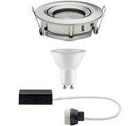 Paulmann Nova Recessed Light LED GU10 7W IP65 Warm White Brushed Iron