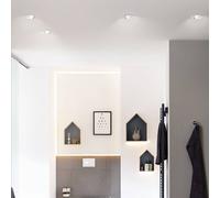 Paulmann Nova LED downlight, dimmable, IP65, white