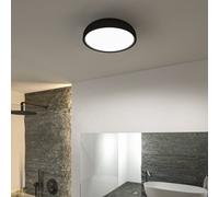 Paulmann Oka LED ceiling light IP44 CCT black