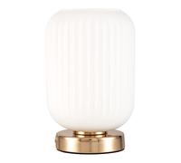 Pauleen 48193 Noble Purity Table luminaire max. 20 watt White, Champagne Gold, Glass, Metal E27