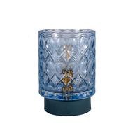 Pauleen Chic Glamour E14 LED battery blue metal