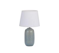 Paulmann Pauleen 48321 Table Light Glowing Hug E14 max. 20W White, Grey Blue Fabric, Ceramic Bedside Table Light