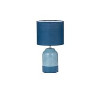 Paulmann Pauleen 48324 Table luminaire Sandy Glow E14 max. 20W Cream, Blue Fabric, Ceramic