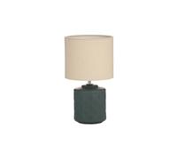 Paulmann Pauleen 48326 Table Light Glowing Midnight E14 max. 20W Cream, Dark Green Fabric, Ceramic