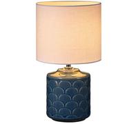 PAULMANN Pauleen Glowing Midnight Table Lamp - Blue & White