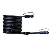 Paulmann Plug & Shine Cable Black Connects 3 Lights IP68 1m