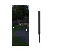 Paulmann 94537 Plug & Shine LED outdoor luminaire Bollard Flarea IP65 600mm Warm White incl. 1x3.6W dimmable black Metal 3000K