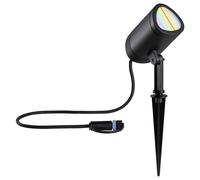 Paulmann 94849 Plug & Shine LED Garden Spotlight Shira Smart Home Zigbee 6.5W 250lm dimmable 455mm Anthracite Aluminium RGBW+