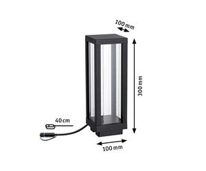 Paulmann Plug & Shine LED pedestal light Classic Lantern RGBW