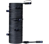 Paulmann Plug&Shine Lighting Splitter 7-Way Black IP68 Waterproof