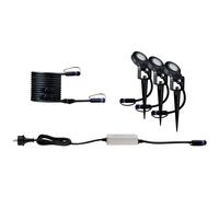 Paulmann Plug & Shine Set LED Garden Light 18.9W Gold Anthracite
