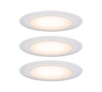 Paulmann Premium LED Downlight Suon Set 3x5W 2000-2700K | Set of 3 lights, warm dimmable from 2000K to 2700K, IP44, for ceiling mounting