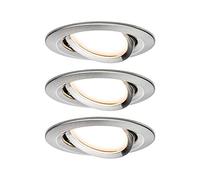Paulmann Premium RL Set Coin Slim dim Round swiv LED 3x6.8W 2700K 230V 51mm br Iron/alu, 8,4x8,4x4,5 cm, 938.78