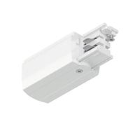 Paulmann ProRail3 91361 Rail System Feed End Left 99.5 x 35 mm Max. 3,680 W White Ceiling Rail Systems Metal/Plastic