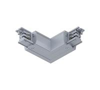 Paulmann ProRail3 91370 Rail System Connector L-Piece Outside 101 x 101 mm Max. 3,680 W Silver Rail Systems Ceiling Rail Metal/Plastic