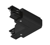 Paulmann ProRail3 91375 Rail System Connector L-Piece Inner 101 x 101 mm Max. 3.680 W Black Rail Systems Ceiling Rail Metal, Plastic
