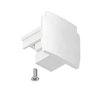 Paulmann ProRail3 91383 Rail System Connector End Cap Pack of 1 35 x 31.5 mm White Rail Systems Ceiling Rail Plastic