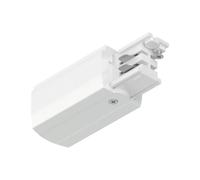 Paulmann ProRail3 End Power Supply, Left, 230V, white | Power supply for 3-phase track system, max. 3680W, for commercial uses, including installation instructions