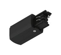 Paulmann ProRail3 End Power Supply, Left, Black, 230V | Power supply for 3-phase track system, max. 3680W, for commercial uses, simple installation